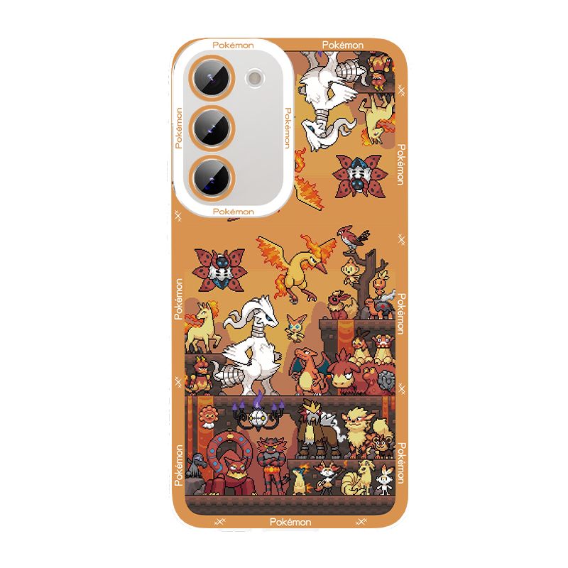 Pokémon Pixel Art Soft Phone Case for The Samsung Galaxy