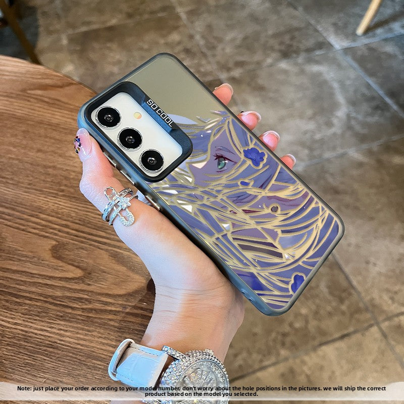 Frieren Laser Silicone Phone Case For Samsung Mobile Phones