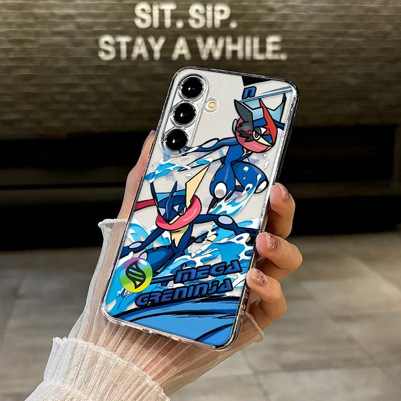 Pokémon Full-Wrap Shockproof Clear Cover for Samsung Phones