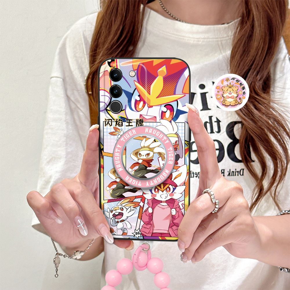 Pokemon Full-Wrap Lens Protection MagSafe Phone Case for The Samsung Galaxy