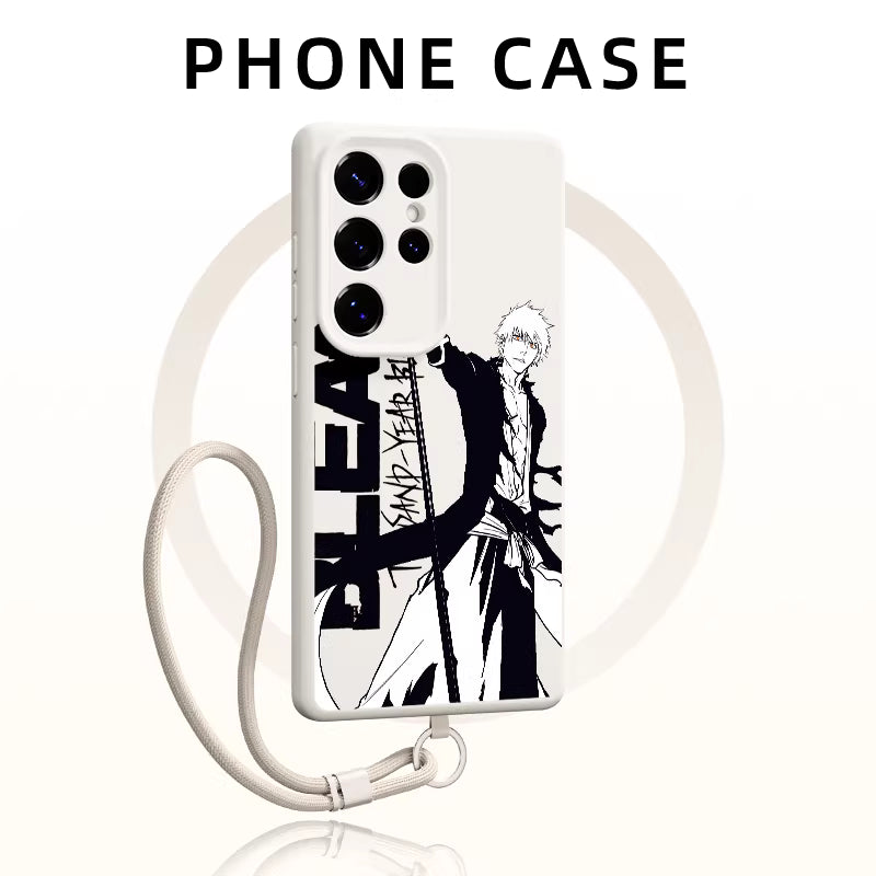 Bleach Ichigo Kurosaki MagSafe Compatible Soft Silicone Samsung Phone Cover