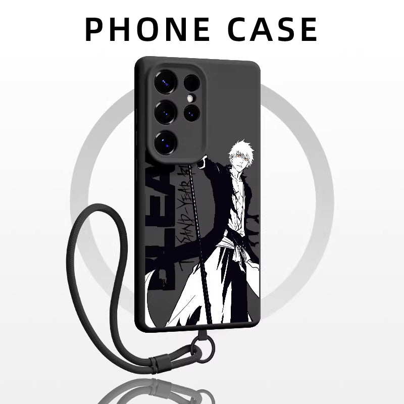 Bleach Ichigo Kurosaki MagSafe Compatible Soft Silicone Samsung Phone Cover
