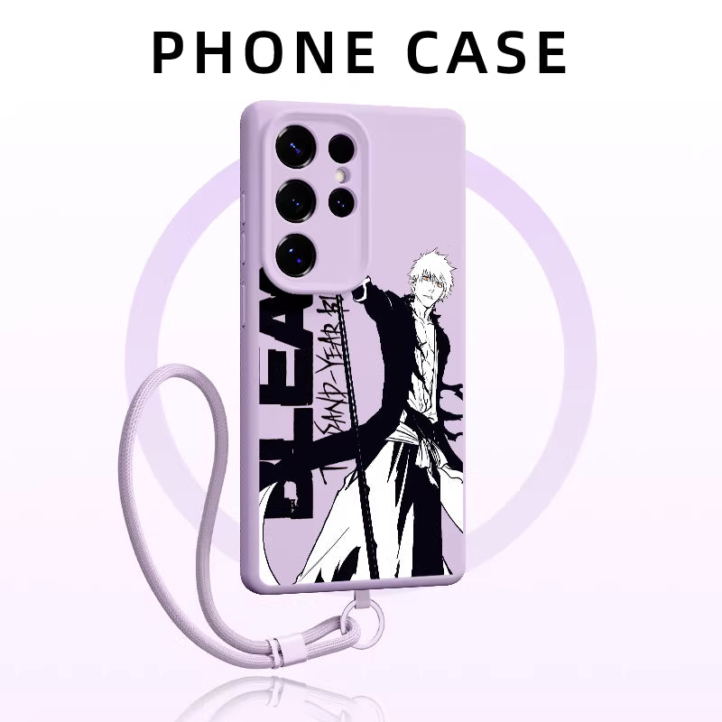 Bleach Ichigo Kurosaki MagSafe Compatible Soft Silicone Samsung Phone Cover