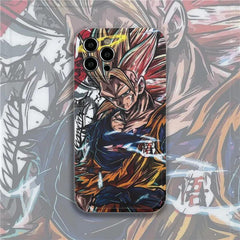 Dragon Ball Goku Saiyan Silicone Apple Anime Case for Iphone