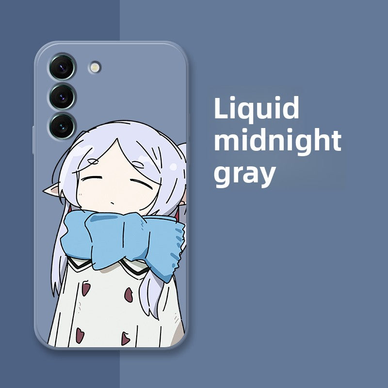 Frieren: Beyond Journey's End Silicone Shockproof Phone Case For Samsung