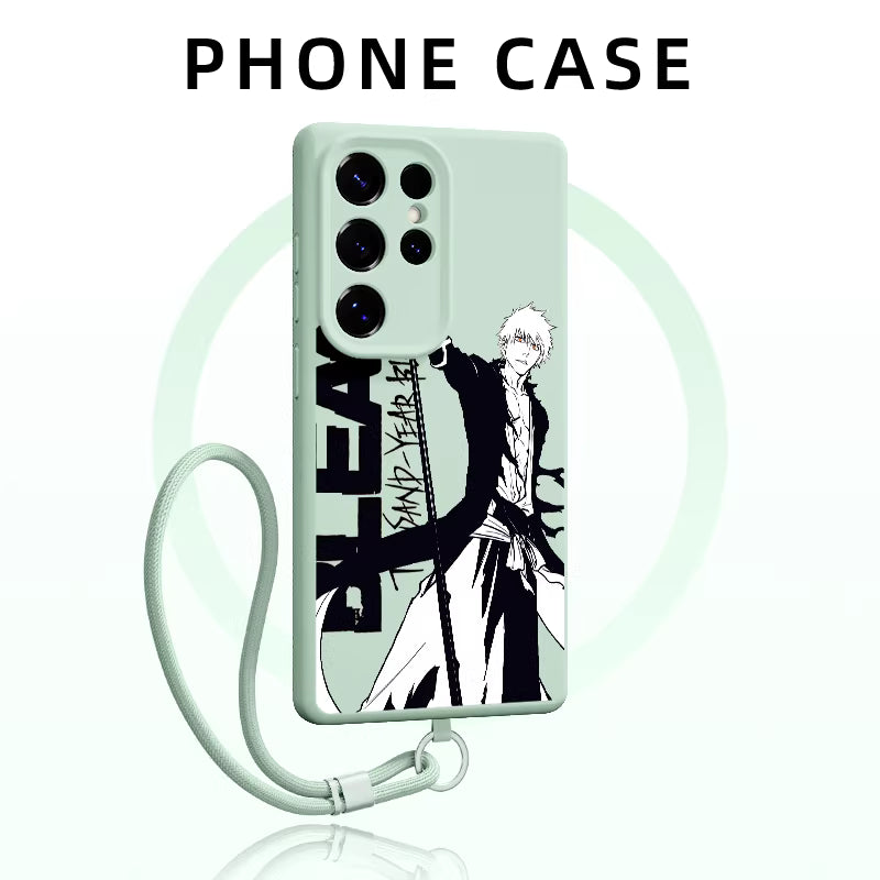 Bleach Ichigo Kurosaki MagSafe Compatible Soft Silicone Samsung Phone Cover