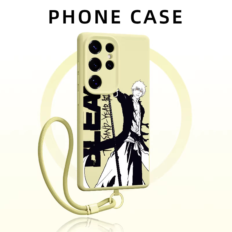 Bleach Ichigo Kurosaki MagSafe Compatible Soft Silicone Samsung Phone Cover