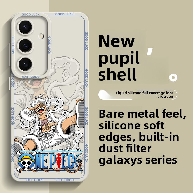 One Piece Full-Wrap Shockproof Silicone Cover for Samsung Phones