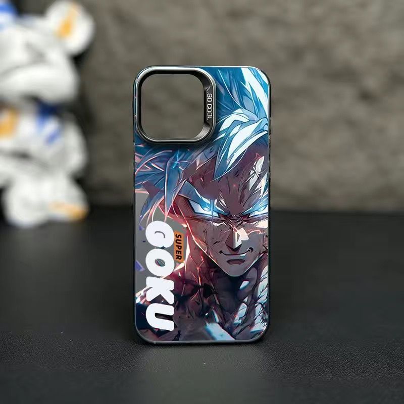 Dragon Ball Super Blue Goku Anime Phone Case for Apple IPhone