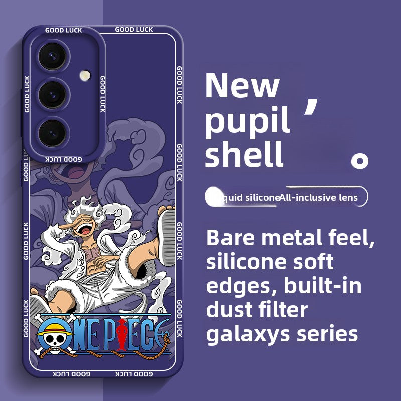 One Piece Full-Wrap Shockproof Silicone Cover for Samsung Phones