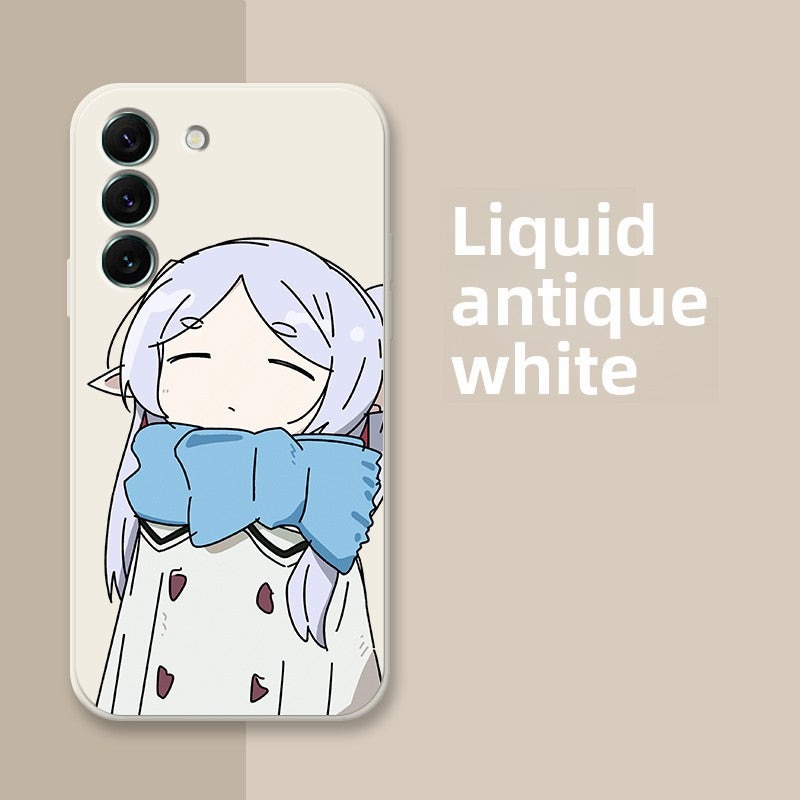 Frieren Full-Wrap Shockproof Silicone Phone Case for Samsung Galaxy