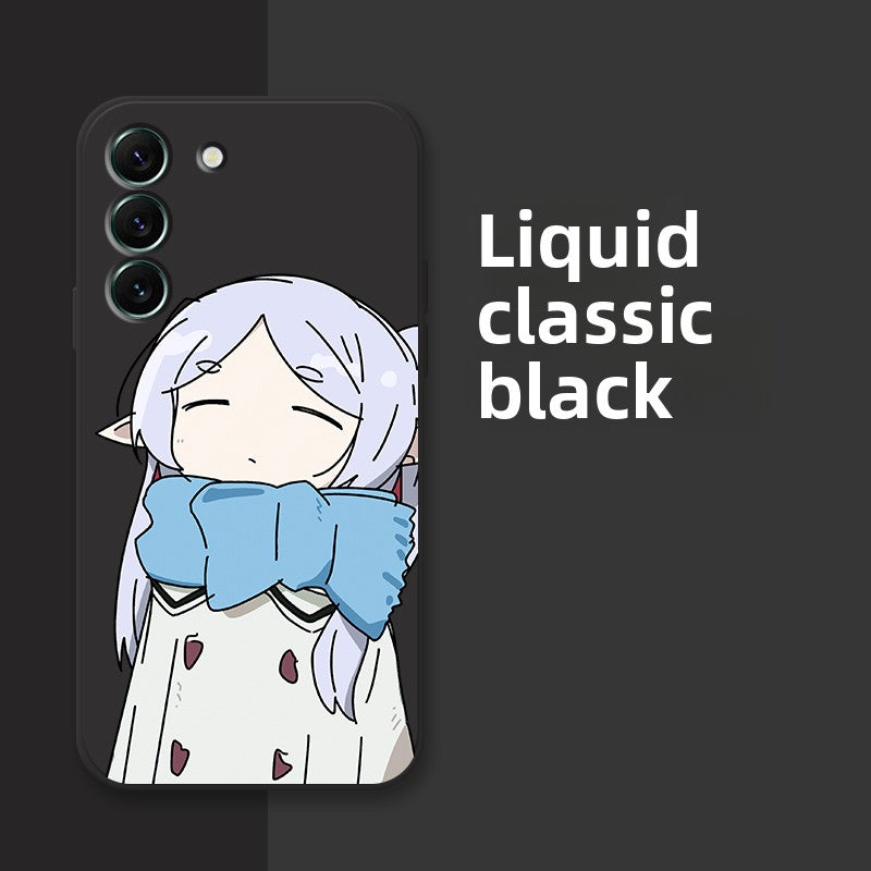 Frieren Full-Wrap Shockproof Silicone Phone Case for Samsung Galaxy