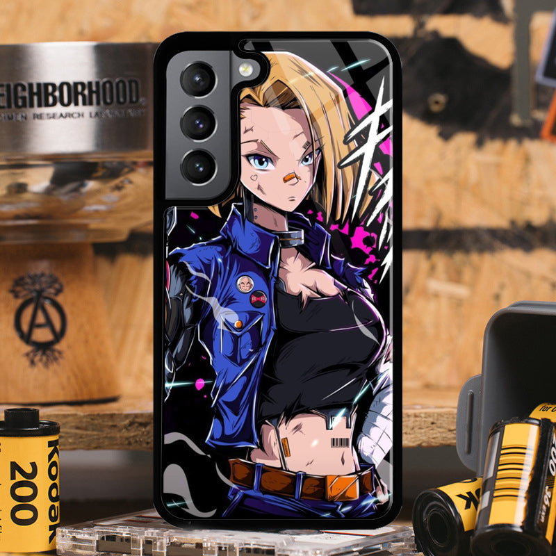 Dragon Ball Android 18 Phone Case For the Samsung