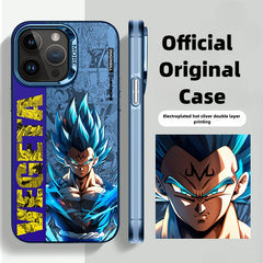 Anime Dragon Ball Blue Goku Vegeta Apple Mobile Phone Case Matte Magnetic Protective Case