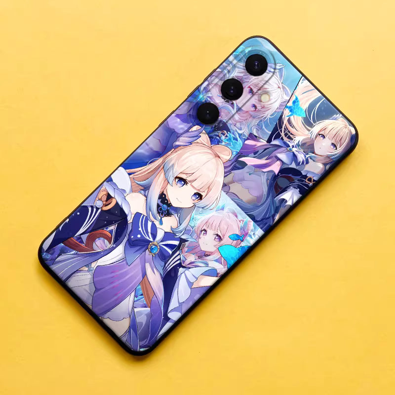 Genshin Impact Matte Soft Silicone Phone Case for The Samsung Galaxy