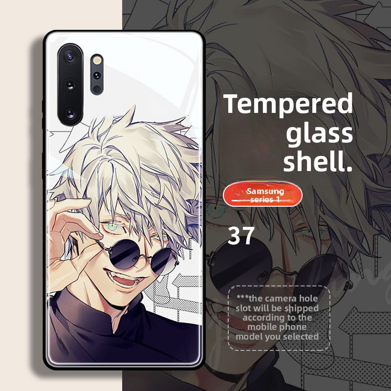 Jujutsu Kaisen Glass Shockproof Phone Case For the Samsung