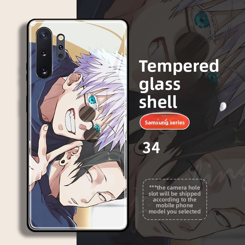 Jujutsu Kaisen Glass Shockproof Phone Case For the Samsung