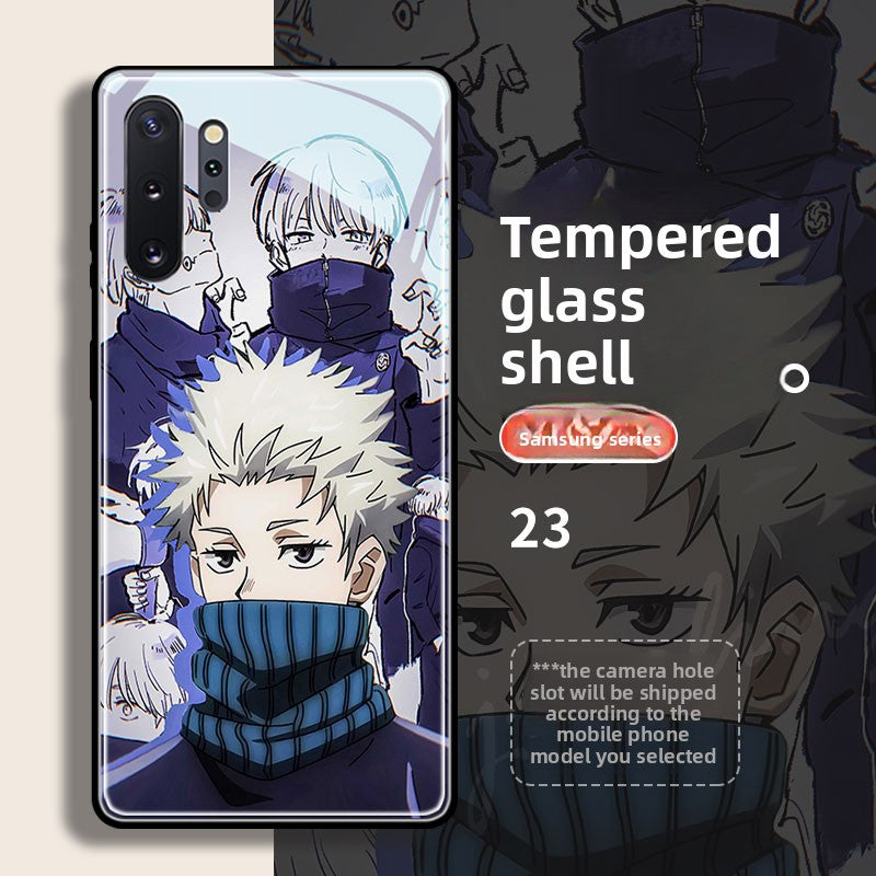Jujutsu Kaisen Glass Shockproof Phone Case For the Samsung
