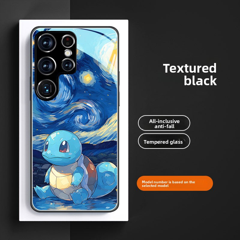 Pokémon Tempered Glass Shockproof Phone Case For Samsung Mobile Phones