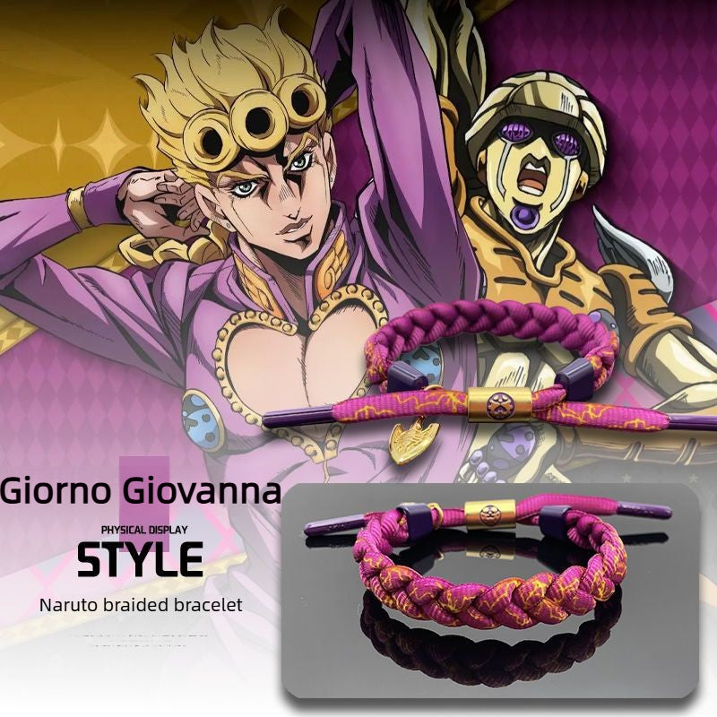JoJo's Bizarre Adventure Handmade Woven Bracelet