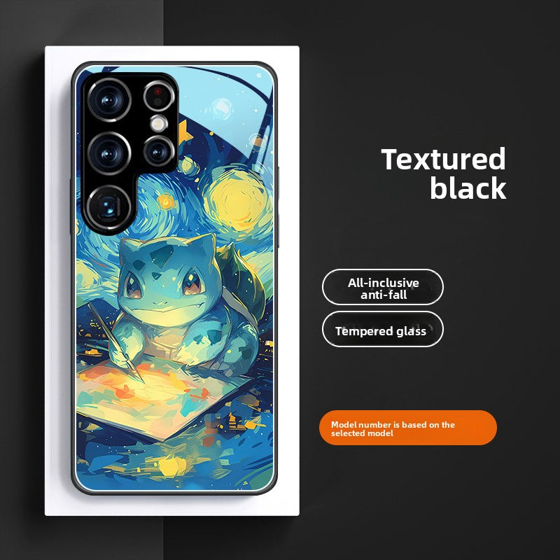 Pokémon Tempered Glass Shockproof Phone Case For Samsung Mobile Phones