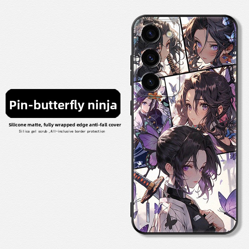 Demon Slayer Soft Matte Phone Case For Samsung Mobile Phones