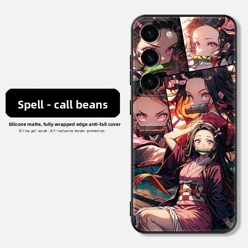 Demon Slayer Soft Matte Phone Case For Samsung Mobile Phones
