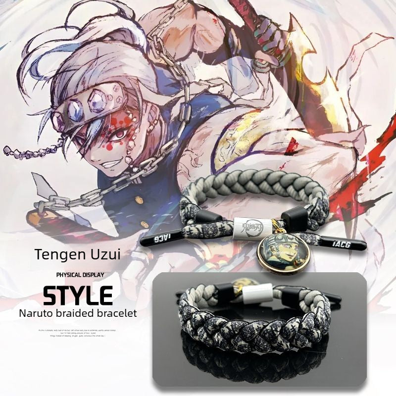 Demon Slayer Handmade Woven Bracelet