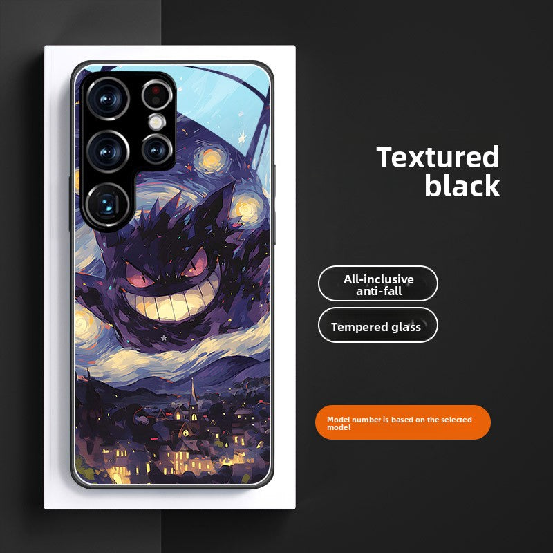 Pokémon Tempered Glass Shockproof Phone Case For Samsung Mobile Phones