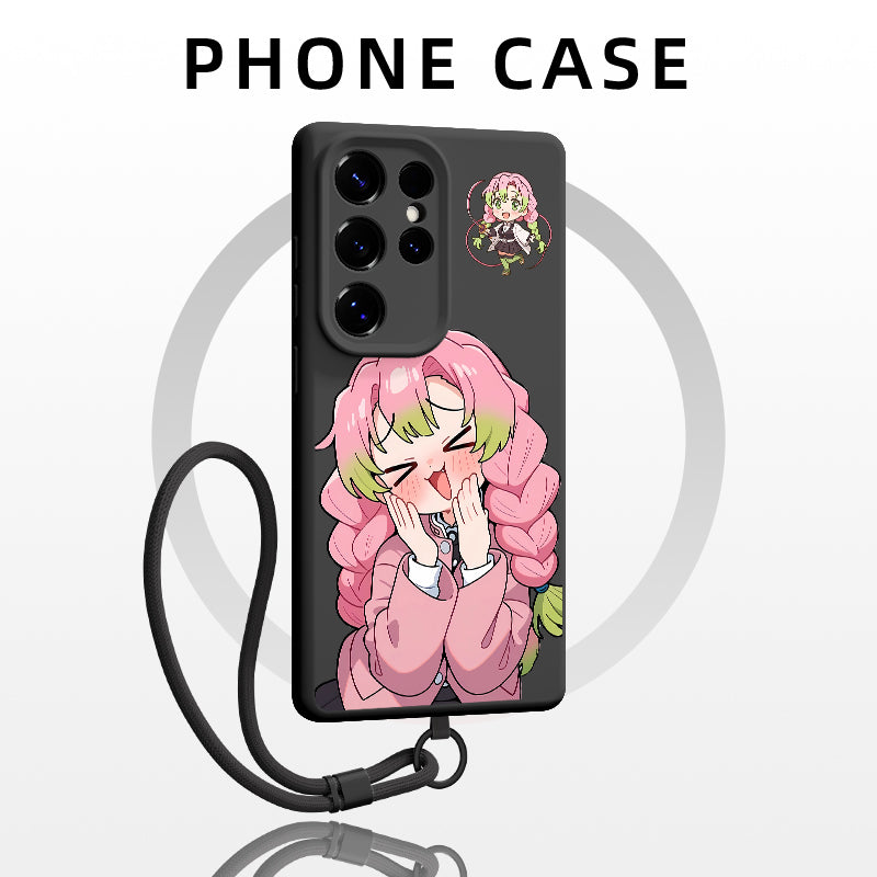 Demon Slayer Silicone Magnetic Shockproof Phone Case For Samsung Flip