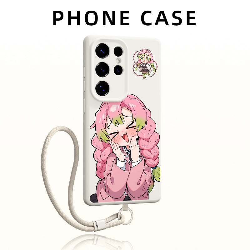 Demon Slayer Silicone Magnetic Shockproof Phone Case For Samsung Flip