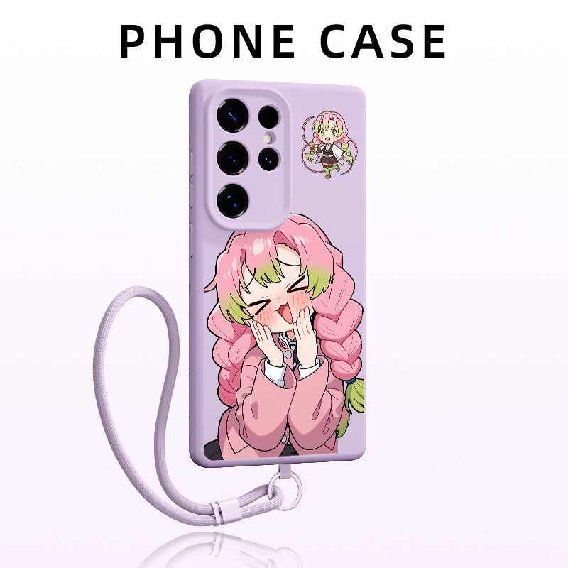 Demon Slayer Silicone Magnetic Shockproof Phone Case For Samsung Flip