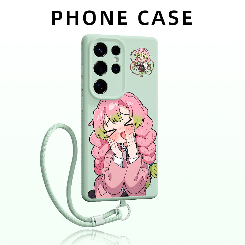 Demon Slayer Silicone Magnetic Shockproof Phone Case For Samsung Flip