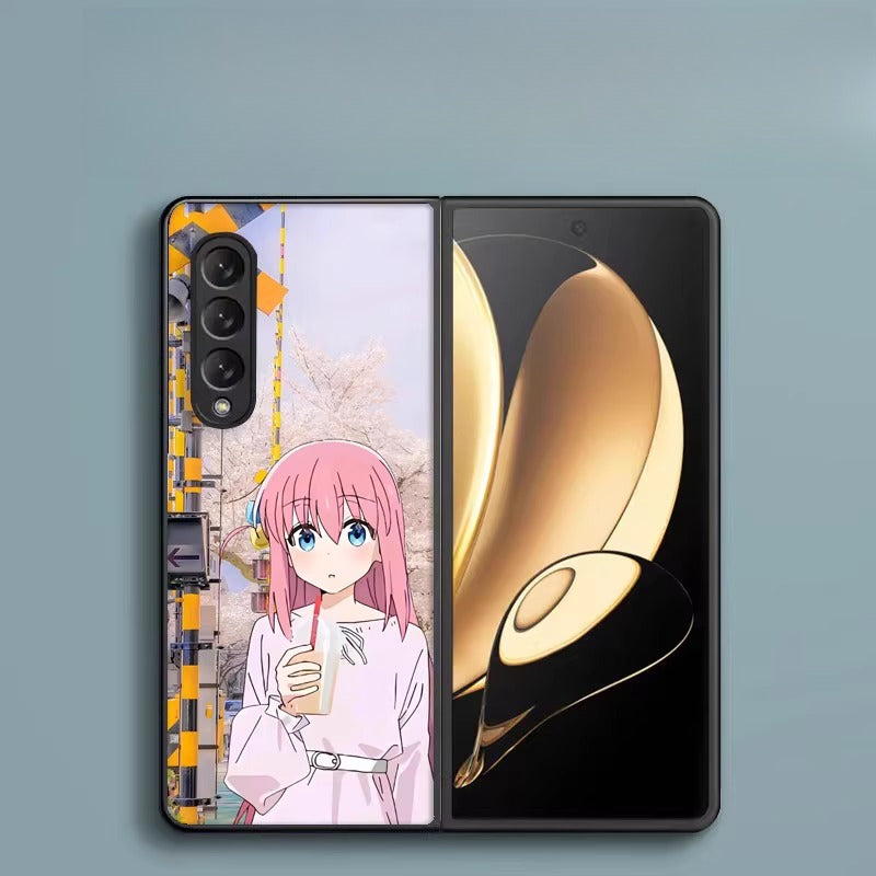 Bocchi the Rock! Anime Hard PC Anti-fall Phone Cover for The Samsung Galaxy