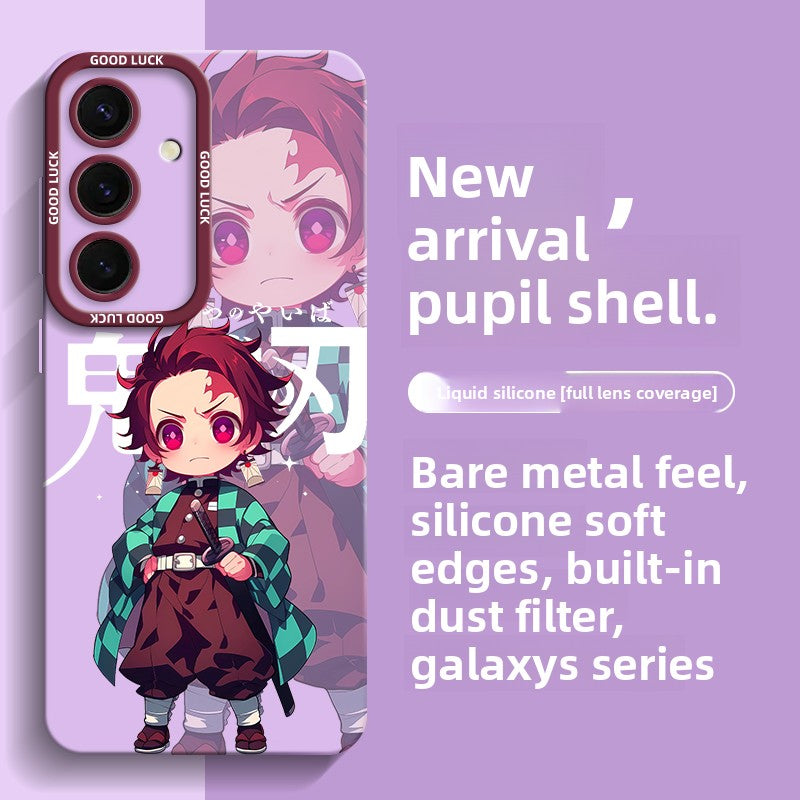 Demon Slayer Silicone Full Coverage Shockproof Phone Case For Samsung Flip
