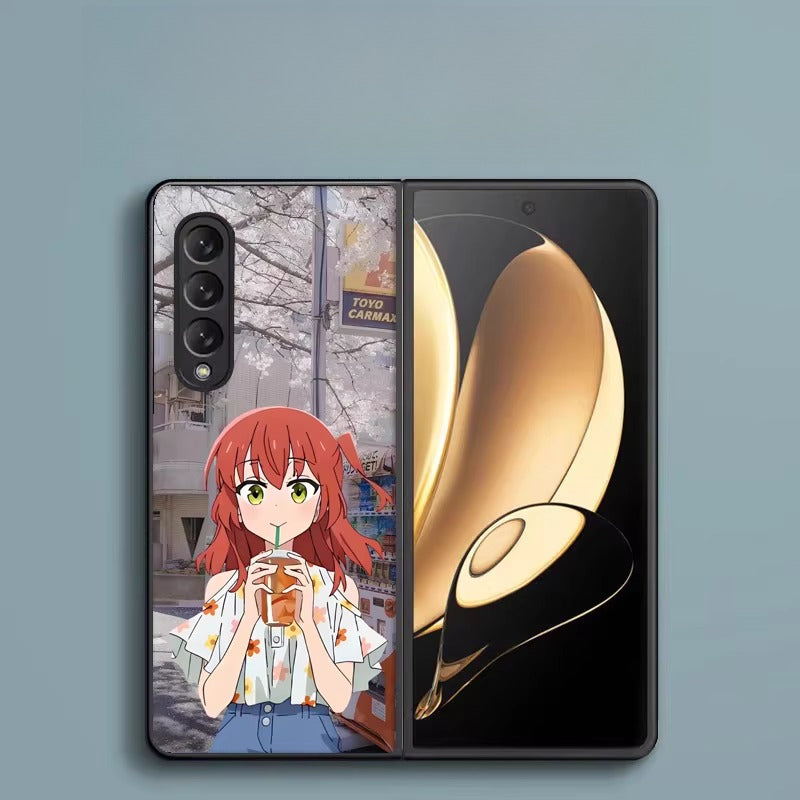 Bocchi the Rock! Anime Hard PC Anti-fall Phone Cover for The Samsung Galaxy