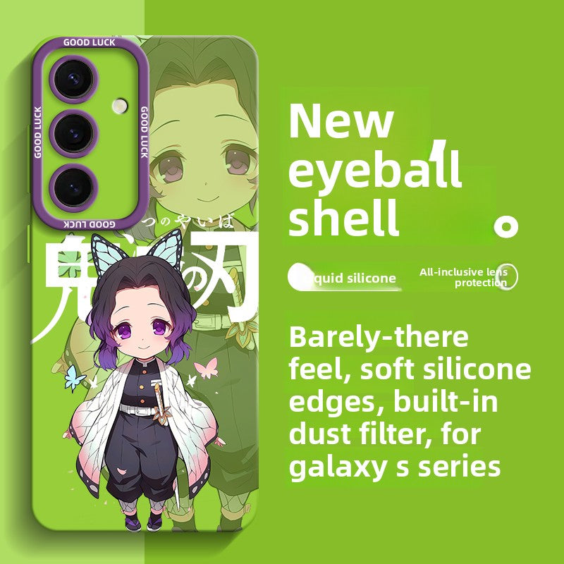 Demon Slayer Silicone Full Coverage Shockproof Phone Case For Samsung Flip