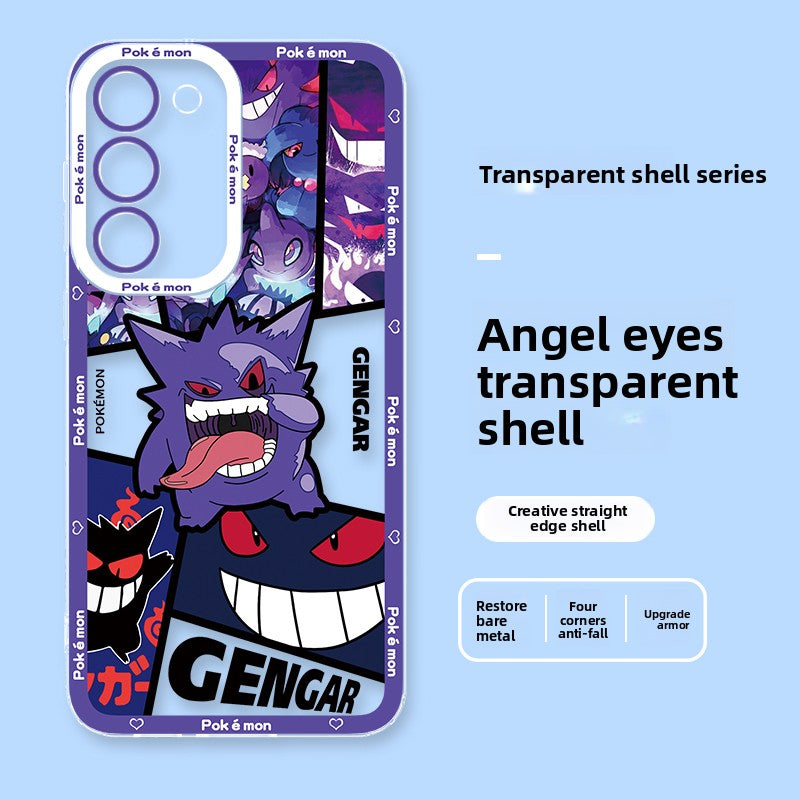 Pokémon Clear Full Coverage Phone Case For Samsung Mobile Phones