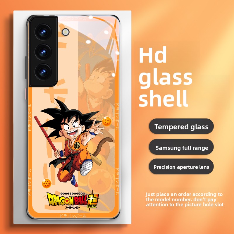 Dragon Ball HD Clear Glass Case for The Samsung Galaxy