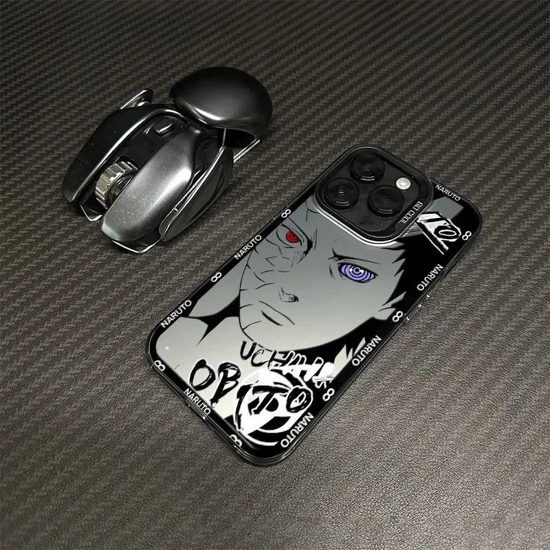 Naruto Uchiha Sasuke Phone Case Electroplating
