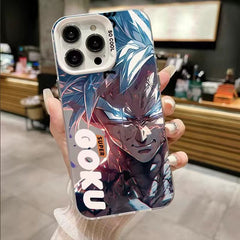 Dragon Ball Super Blue Goku Anime Phone Case for Apple IPhone