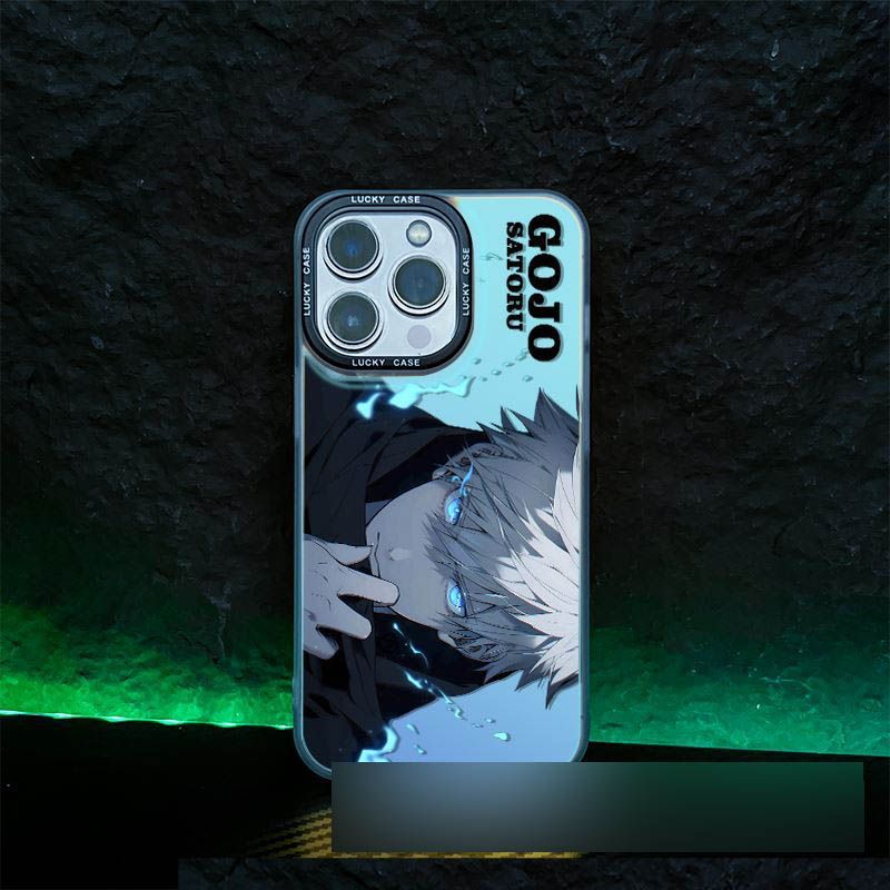 Jujutsu Kaisen Colorful Gojō Satoru Anime Phone Case for Iphone Series