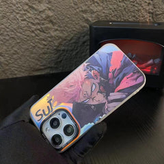 Jujutsu Kaisen Gojō Satoru Laser Gradient Anime Phone Case for IPhone