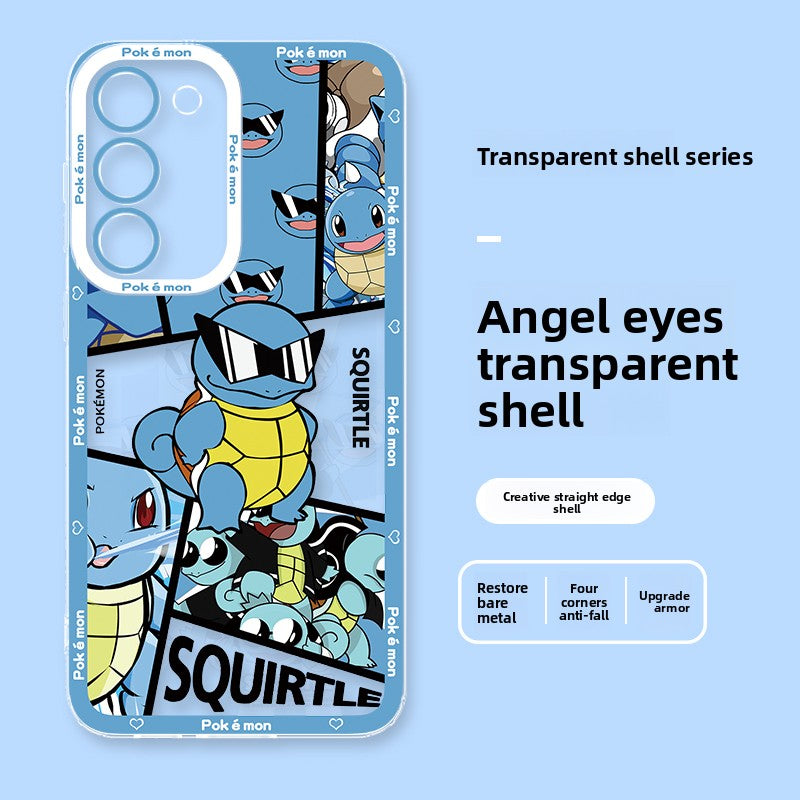 Pokémon Clear Full Coverage Phone Case For Samsung Mobile Phones