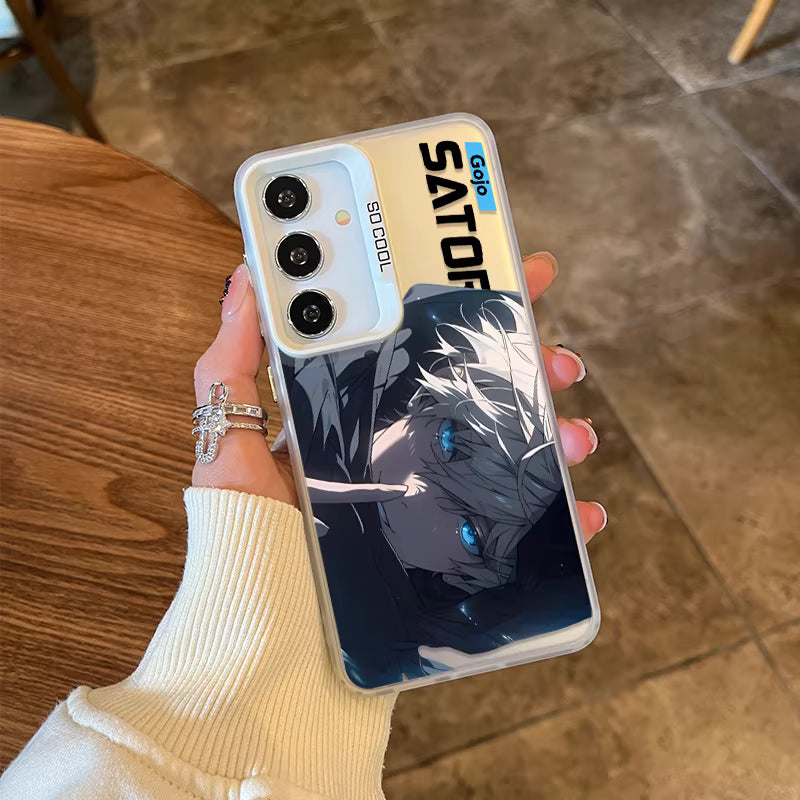 Jujutsu Kaisen Satoru Gojo Laser Holographic Soft  Samsung Phone Case