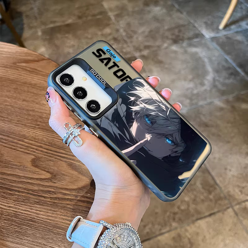 Jujutsu Kaisen Satoru Gojo Laser Holographic Soft  Samsung Phone Case