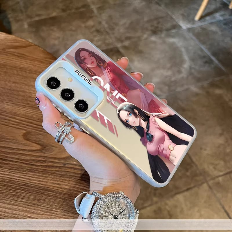 One Piece Boa Hancock Laser Silicone Phone Case for Samsung