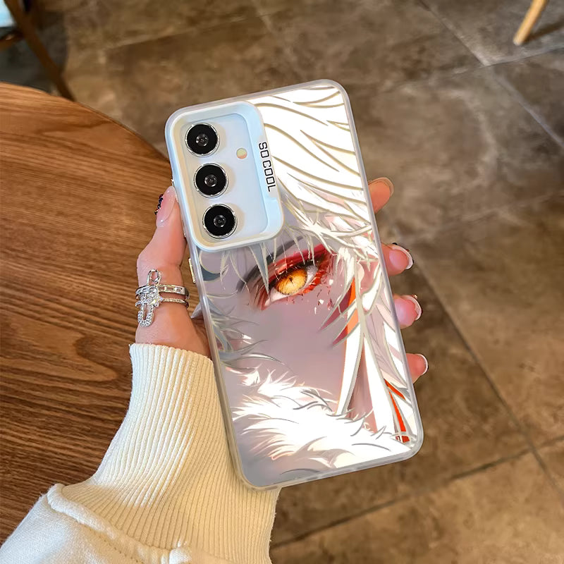 Inuyasha Sesshomaru Laser Holographic Shockproof Samsung Phone Case