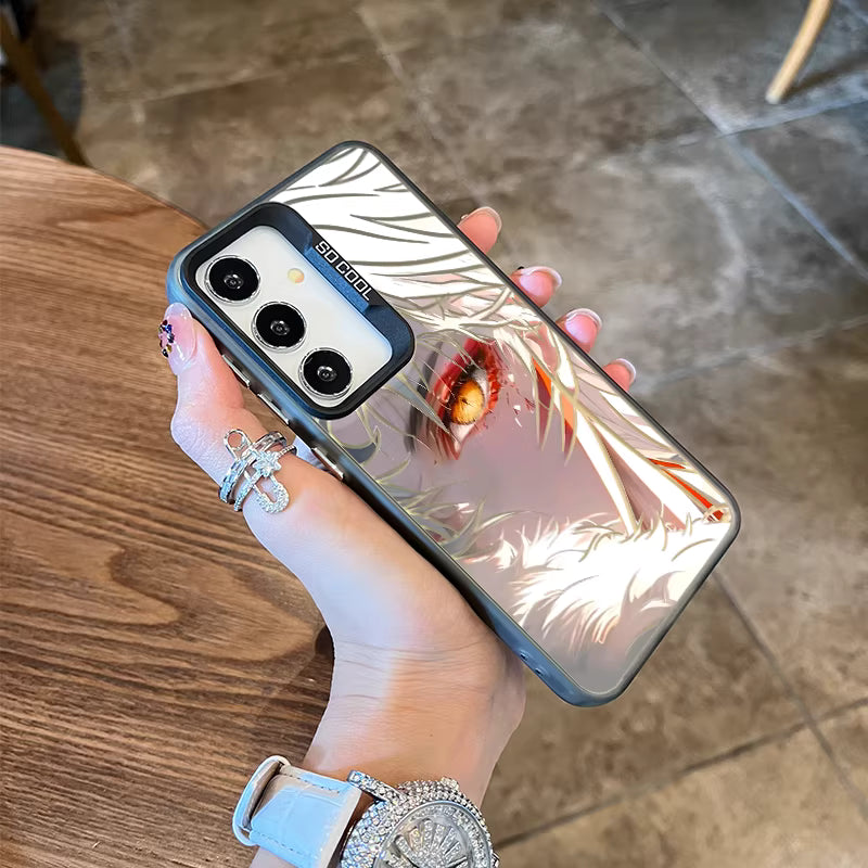 Inuyasha Sesshomaru Laser Holographic Shockproof Samsung Phone Case