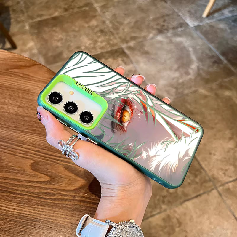 Inuyasha Sesshomaru Laser Holographic Shockproof Samsung Phone Case